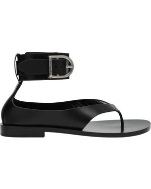 DURAZZI MILANO Flat Sandals - Negro