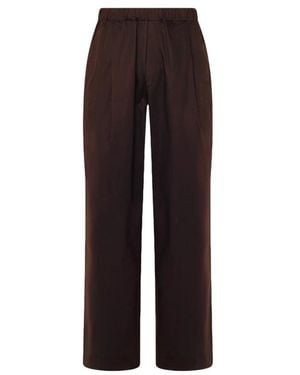 Laneus Wide Trousers - Brown