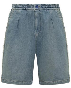 Marcelo Burlon Denim Shorts - Blue