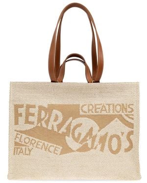 Ferragamo Tote Bags - Metallic