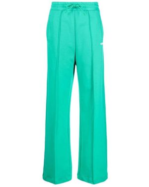 MSGM Wide Trousers - Green