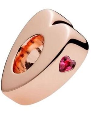 PANDORA Du & Ich Herzförmiger Spacer 590512Cz - Pink