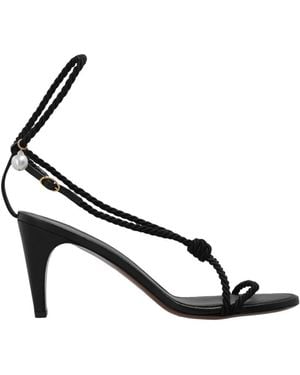 Neous Schoenen ,Zwart ,Leer Garnet Heeled Sandalen