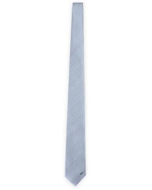 Brioni Light Standard 7X150 Silk Tie - Blue