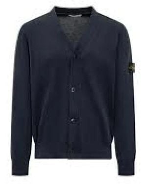 Stone Island Cardigans - Blue