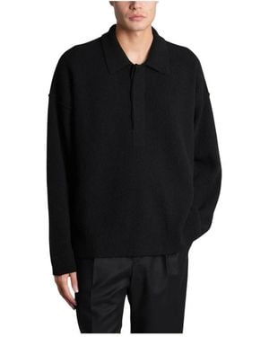Roberto Collina Polo Shirts - Negro