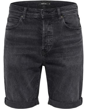 Replay Denim Shorts - Gray