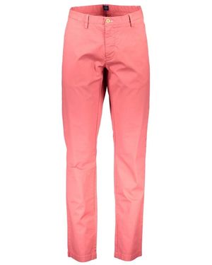 GANT Straight Trousers - Red