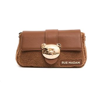 Rue Madam Clutches - Brown