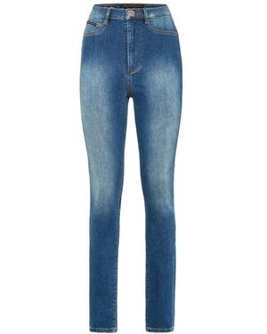 Philipp Plein Slim-Fit Jeans - Blauw
