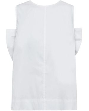 co'couture Sleeveless Tops - White