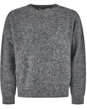 Amaranto Rundhalsstrickware - Grau