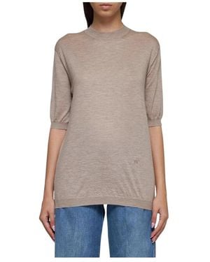 Bottega Veneta Round-Neck Knitwear - Brown
