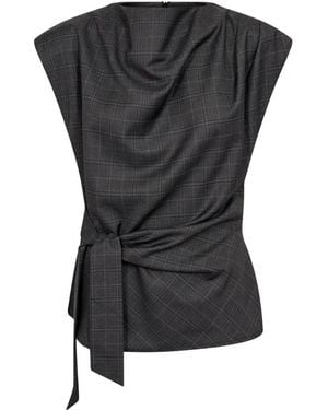 co'couture Mouwloze Tops - Zwart