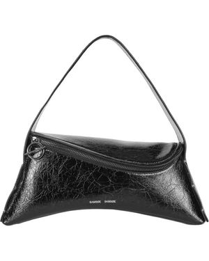 Samsøe & Samsøe Tassen ,Zwart ,Leer Sadandy Shoulder 16279