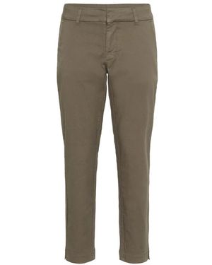 Kaffe Broeken ,Groen ,Chinos - Grijs