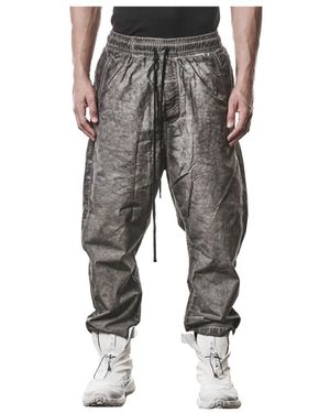 Thom Krom Broeken ,Zwart ,Katoen Pantalone Cavallo Basso - Grijs
