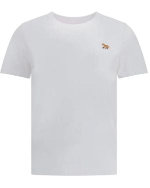 Maison Kitsuné Baby Fox Regular T-Shirt - Wit