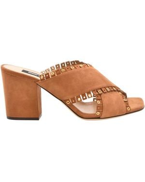 Sergio Rossi High Heel Sandals - Brown
