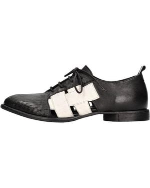 Hundred 100 Laced Shoes - Negro