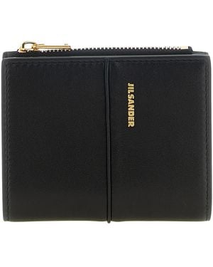 Jil Sander Accessoires ,Zwart ,Linea Mini Portemonnee