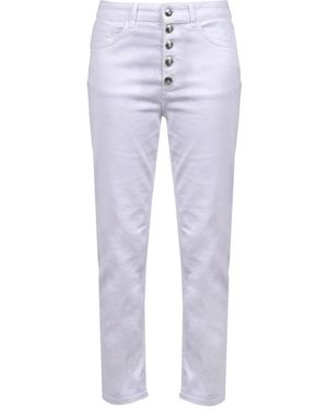 Dondup Cropped Jeans - Blue