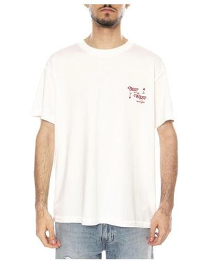 Wrangler Tops ,Wit ,Katoen T-Shirts