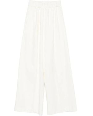 forte_forte Wide Trousers - White