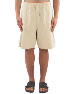 GARMENT WORKSHOP Ripstop Fallschirm Cargo Shorts - Natur