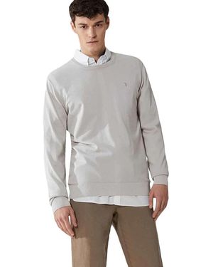 Trussardi Rundhals pullover - Grau
