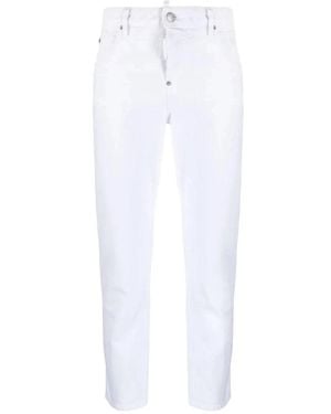 DSquared² Cropped Jeans - Wit
