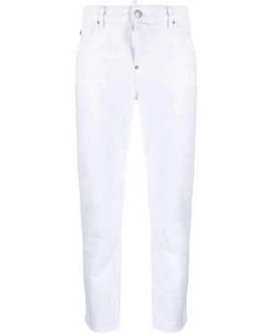 DSquared² Cropped Jeans - Wit