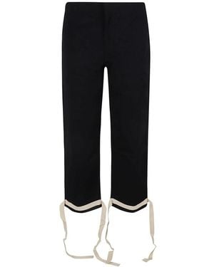 Jil Sander Wide Pants - Black