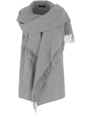 Fabiana Filippi Sleeveless Tops - Grey