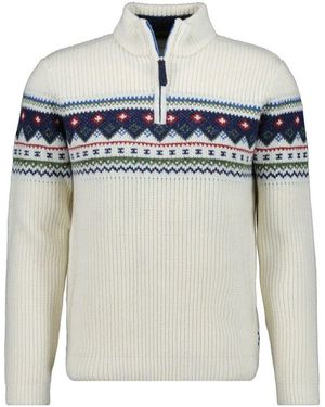 RAGMAN Authentischer Norweger Pullover - Grau