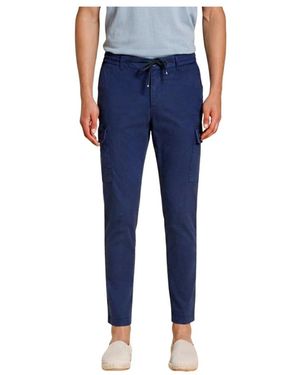 Mason's Slim-Fit Trousers - Blue