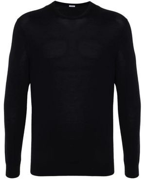Malo Round-Neck Knitwear - Black