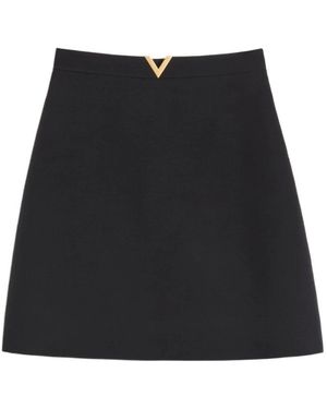 Valentino Short Skirts - Black