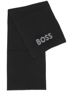 BOSS Winter Scarves - Black