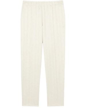 Lacoste Broeken ,Wit ,Monogram Jacquard Trainingsbroeken
