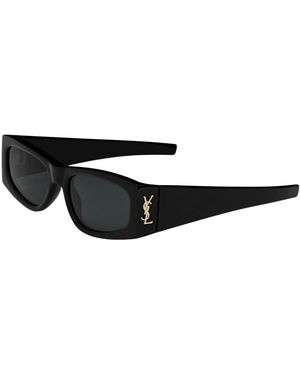 Saint Laurent Accessoires ,Zwart ,Nylon Sl M140 Zonnebril