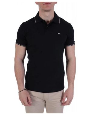 Emporio Armani Polo Shirts - Black