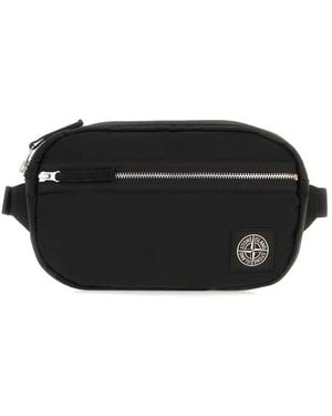 Stone Island Bum Bags - Black