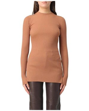 Nanushka Round-Neck Knitwear - Marrón