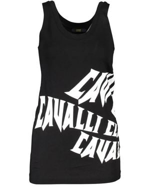 Roberto Cavalli Sleeveless Tops - Black