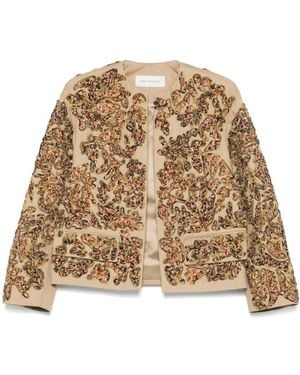 Dries Van Noten Light Jackets - Natural