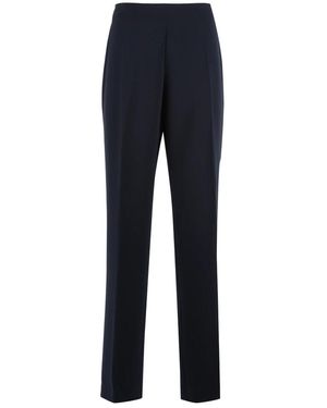 Clips Straight Trousers - Blu
