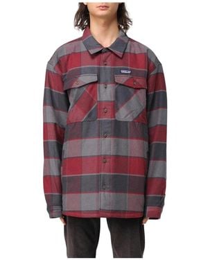 Patagonia Klassische Hemdjacke Mit Karomuster - Rot