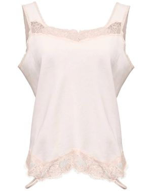 MM6 by Maison Margiela Sleeveless Tops - Pink