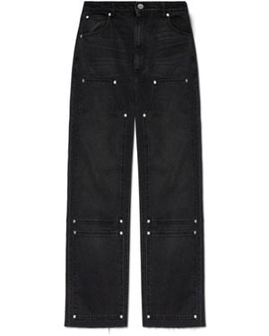 44 Label Group Straight Jeans - Black